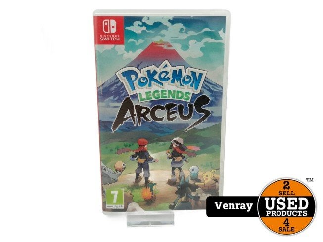 Nintendo Switch Game: Pokemon Legends Arceus, Nintendo, Zo goed als nieuw, Support@nintendo.com, 11-1 Hokotate-cho, Kamitoba, Minami-ku
Kyoto 601-8501
Japan