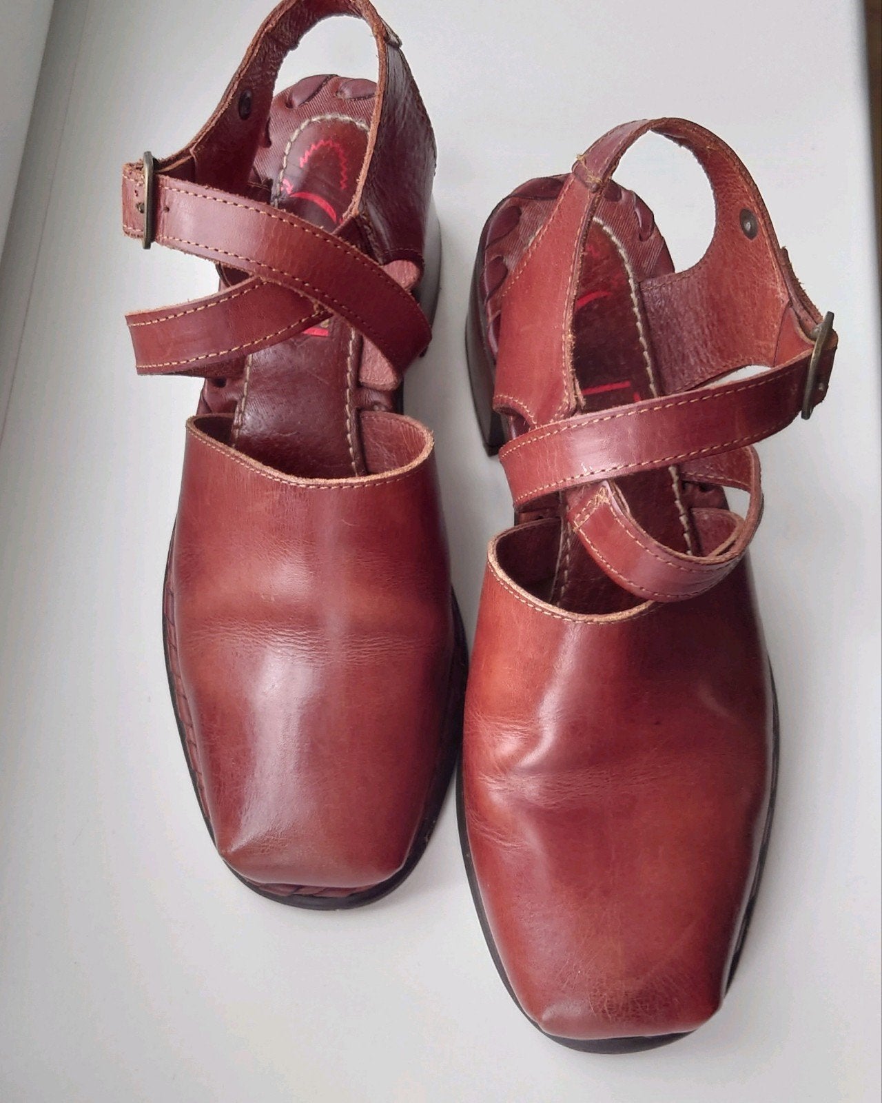 Dames schoenen mt 37 Pikolinos bruin leer, Bruin, Overige typen, Ophalen of Verzenden, Gedragen