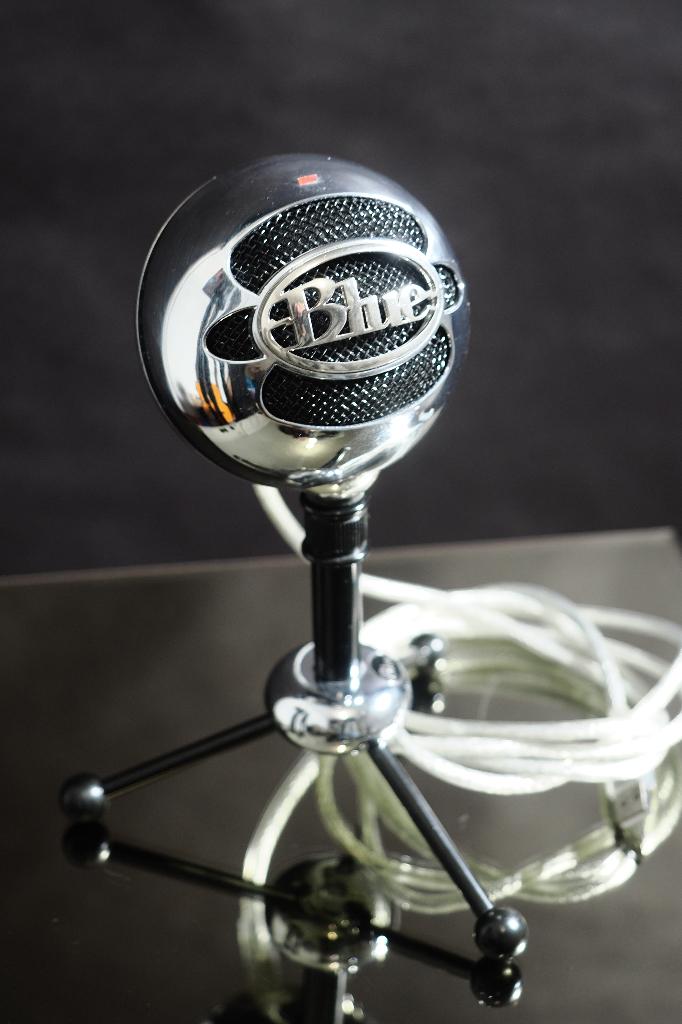 Blue Snowball USB microphone retro look, Muziek en Instrumenten, Microfoons, Ophalen of Verzenden, Zo goed als nieuw, Studiomicrofoon