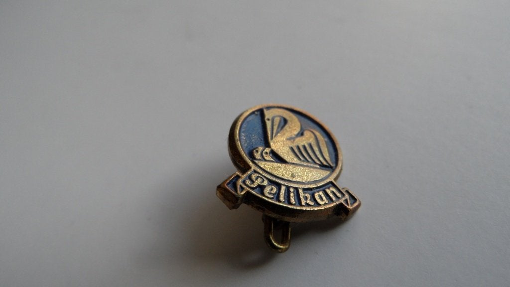 Pelikan vulpennen speld,, Verzenden, Gebruikt, Merk, Speldje of Pin