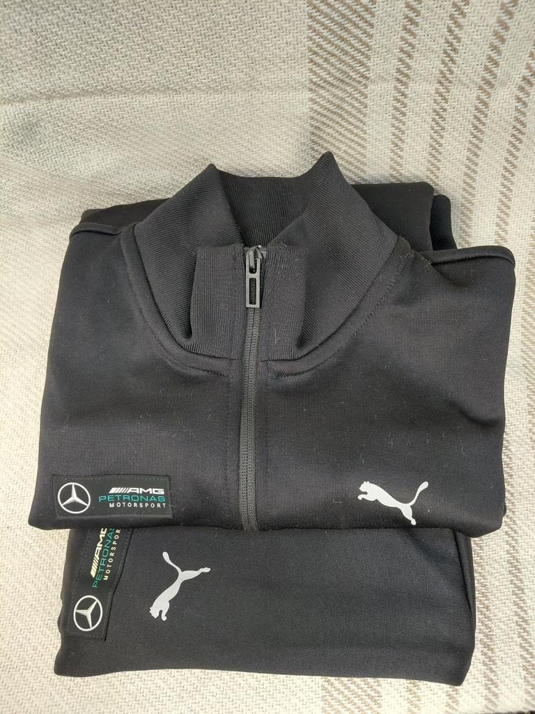 F1 Mercedes AMG 'Petronas' Puma Trainingspak, Kleding | Heren, Puma, Maat 48/50 (M), Zwart, Ophalen of Verzenden