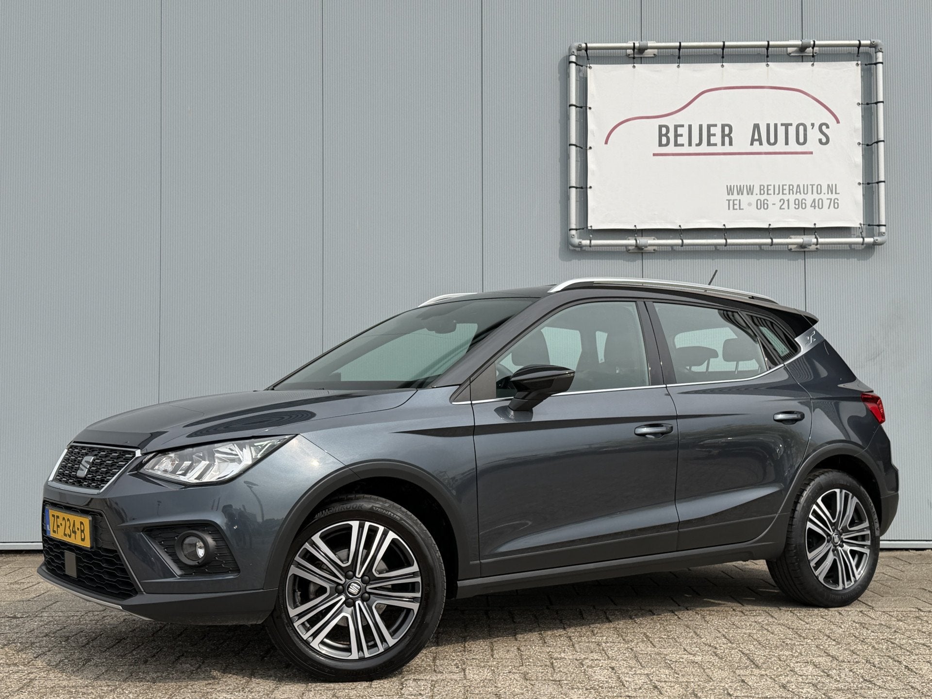 SEAT Arona 1.0 TSI Xcellence Trekhaak/Carplay/Climate., Voorwielaandrijving, Stof, Gebruikt, Parkeersensor