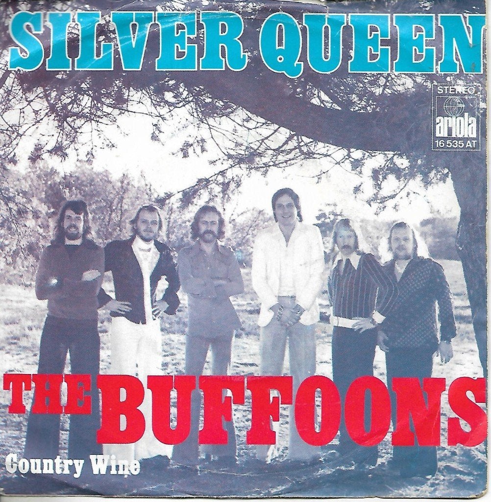 The Buffoons - Silver queen, Gebruikt, 7 inch, Single, Pop