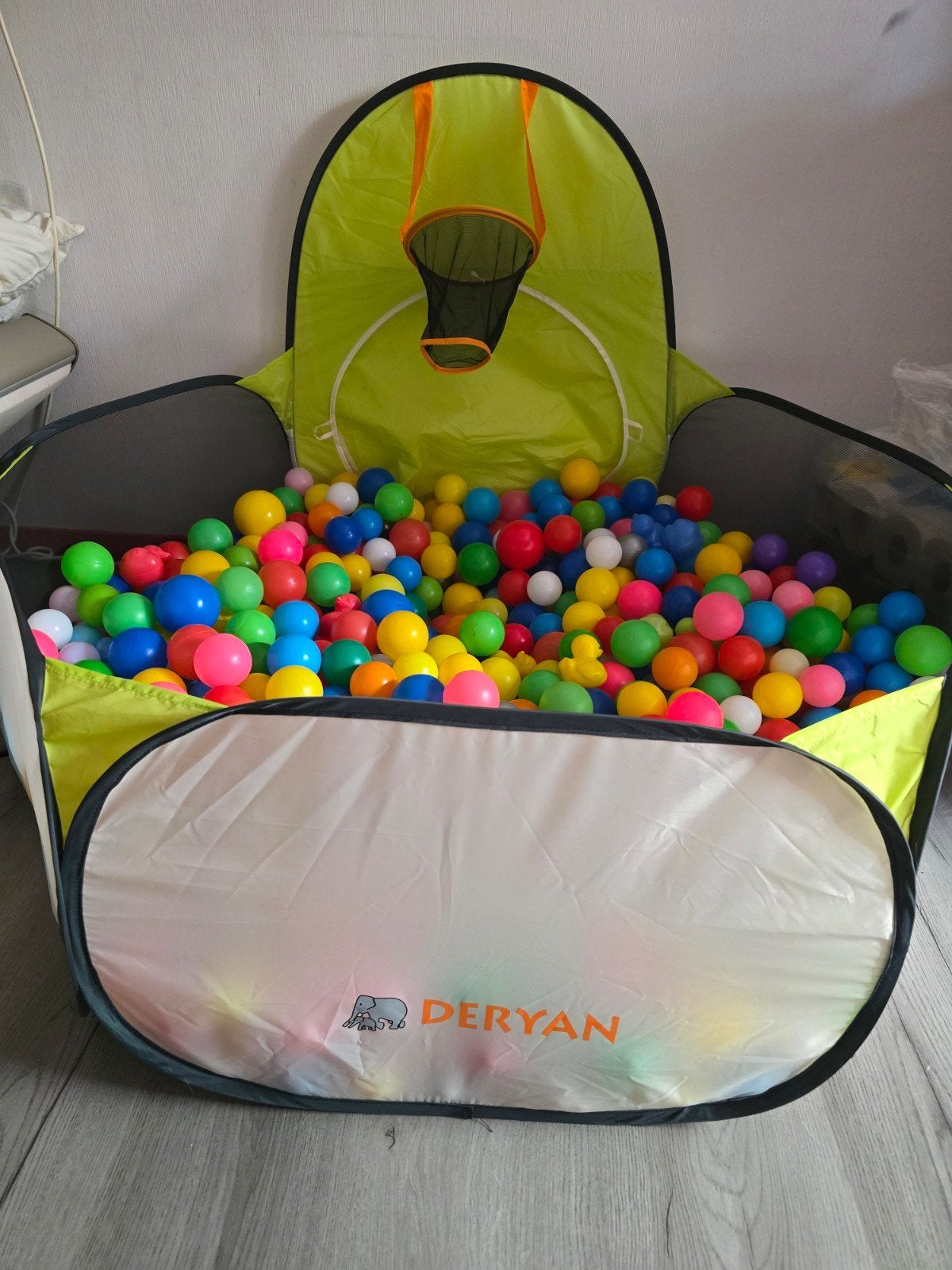 Deryan Luxe Pop Up Ballenbak met Basketbalring, Ophalen, Zo goed als nieuw, Jongen of Meisje