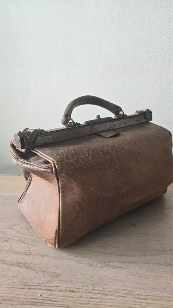 Antieke dokter tas, Ophalen of Verzenden