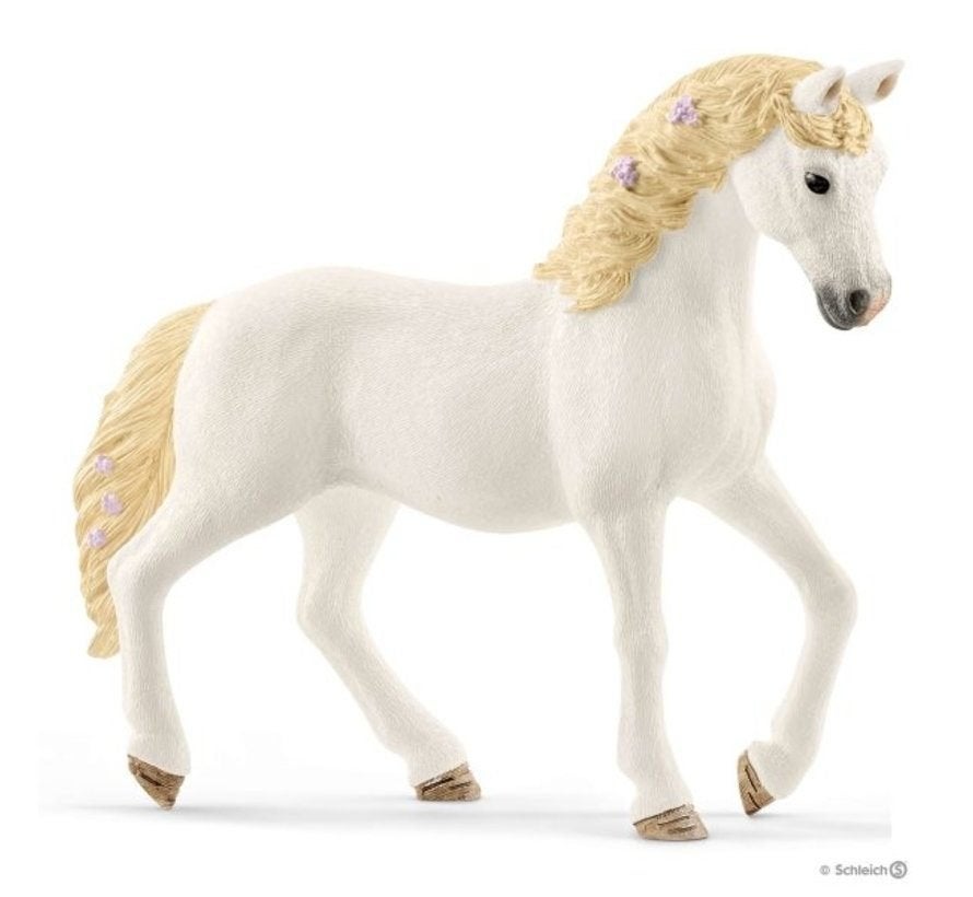 Schleich paard Blossom uit set 42515, dierfiguur, Ophalen of Verzenden, Gebruikt, Paard, Beeldje of Figuurtje