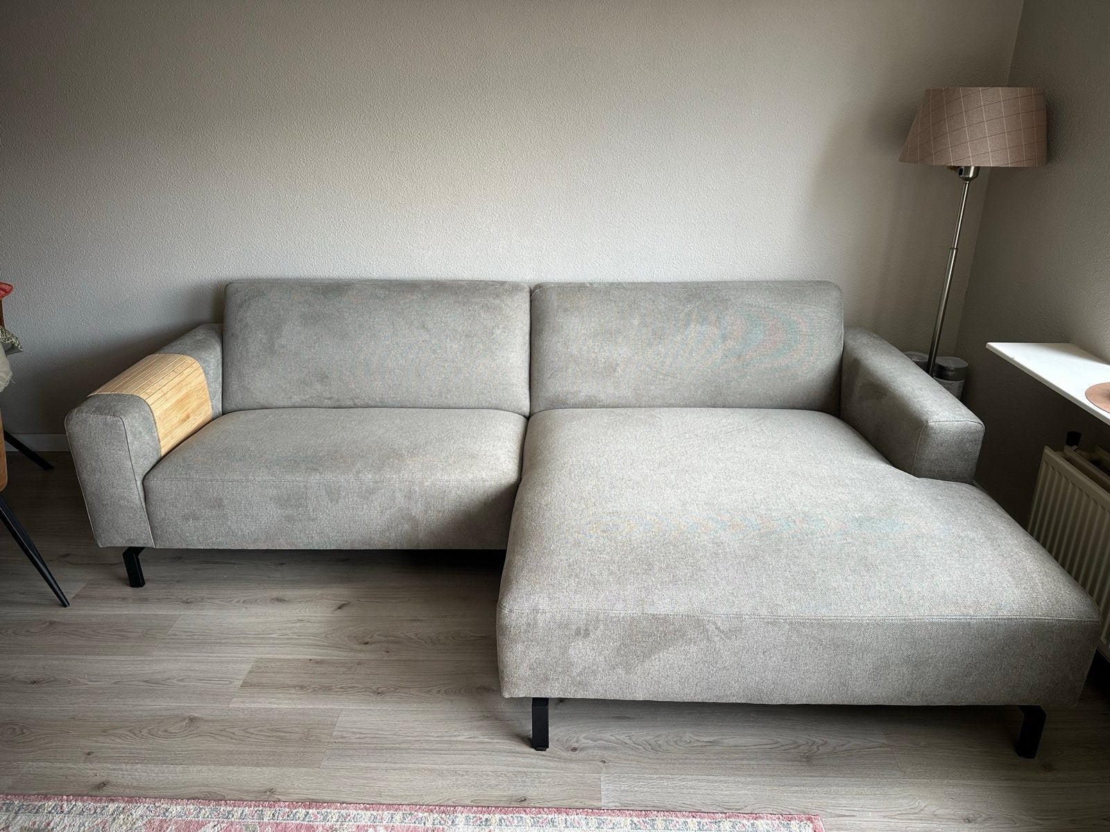 Trendhopper Visby hoekbank met chaise longue ZGAN, Huis en Inrichting, Banken | Bankstellen, Ophalen, Gebruikt, Hoekbank, 200 tot 250 cm