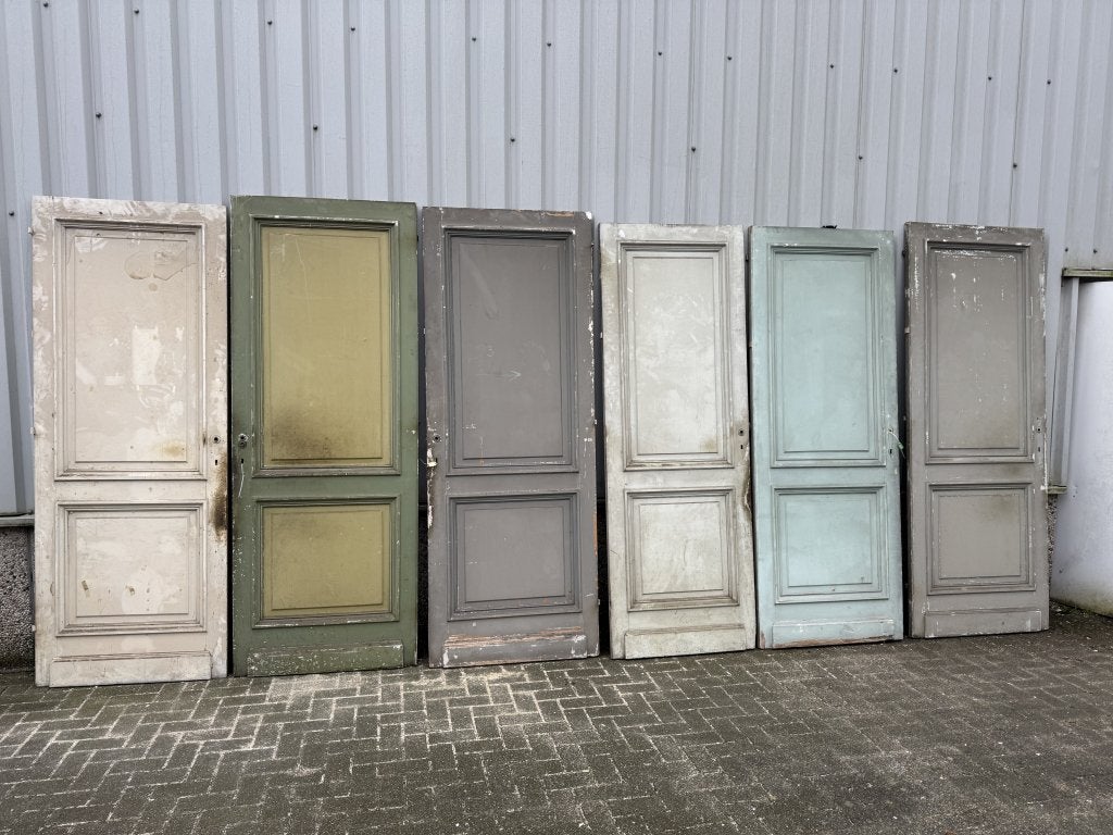 6 antieke paneeldeuren ( 240 hoog), La belle porte, Jurgen.hoogenboezem@gmail.com, 80 tot 100 cm, 215 cm of meer