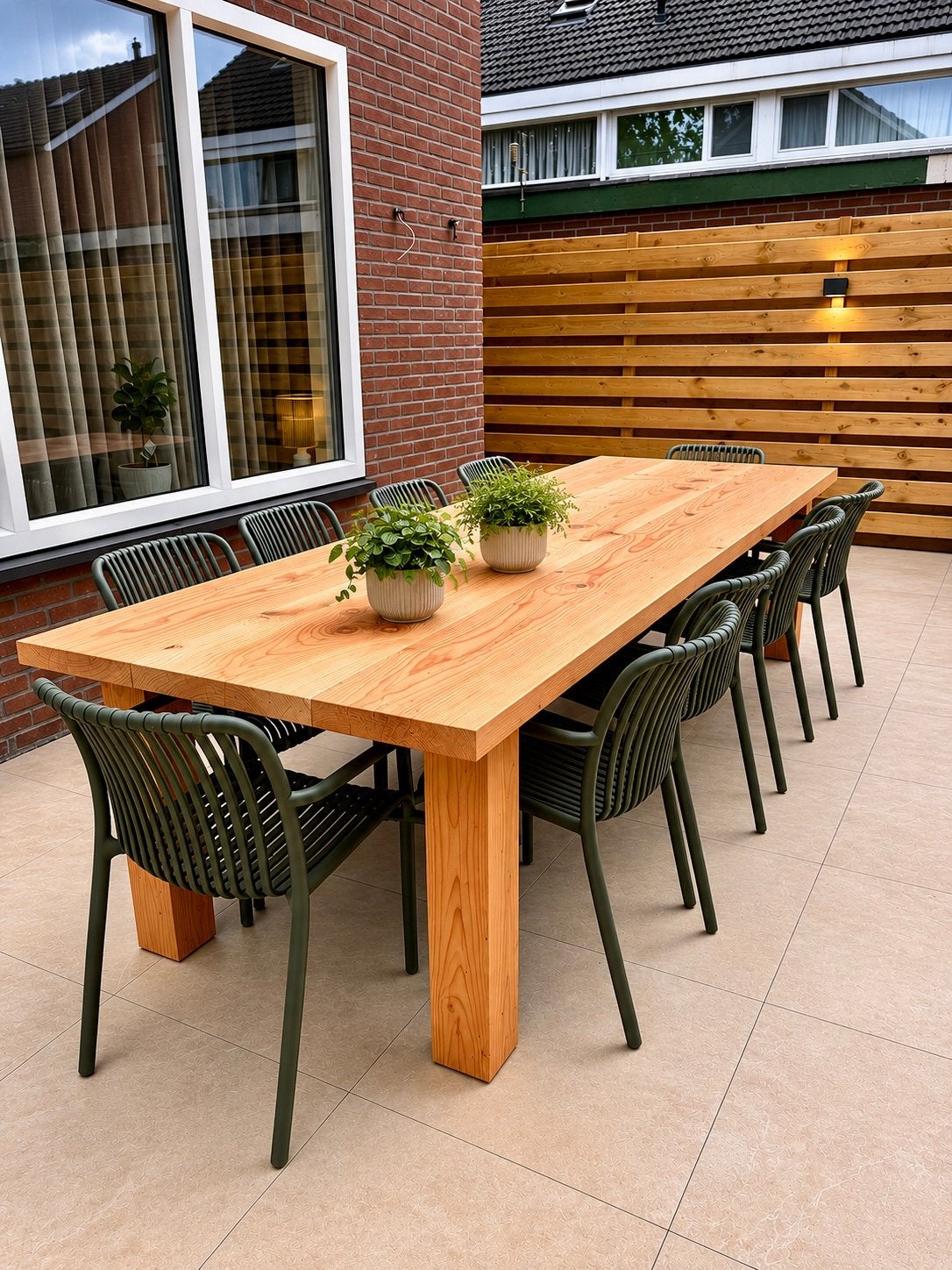 Robuuste Douglas Tuintafel (nieuw) - 5cm dik hout!, Ophalen, Zo goed als nieuw, Hout