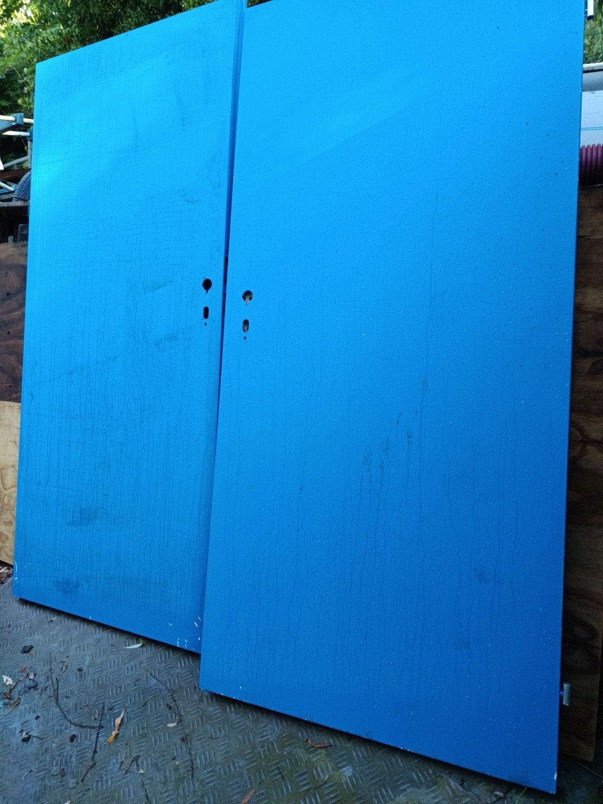 Nieuwe metalen deuren 83x185 cm, Ophalen, 80 tot 100 cm, Overige typen, Minder dan 200 cm
