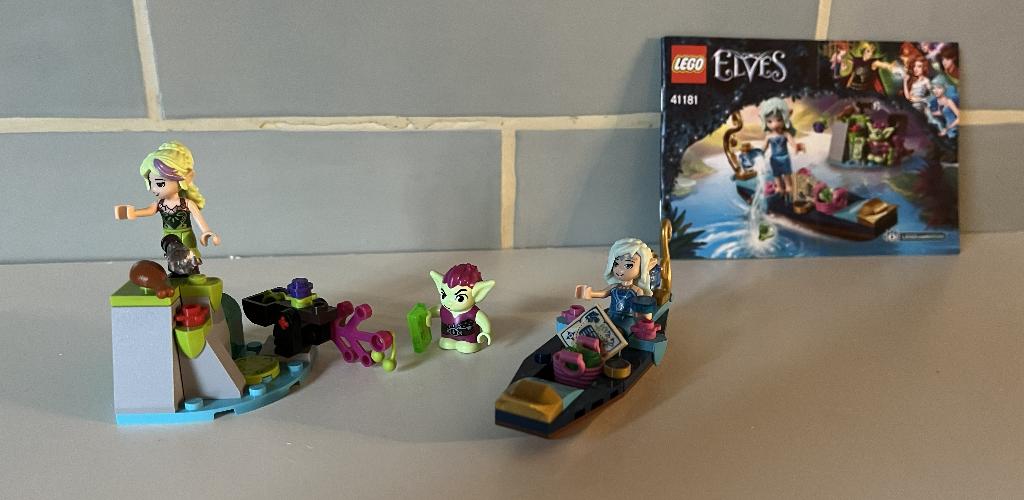 LEGO Naida's Gondola & the Goblin Thief 41181 (Lego Elves), Lego, Compleet, Ophalen of Verzenden, Zo goed als nieuw