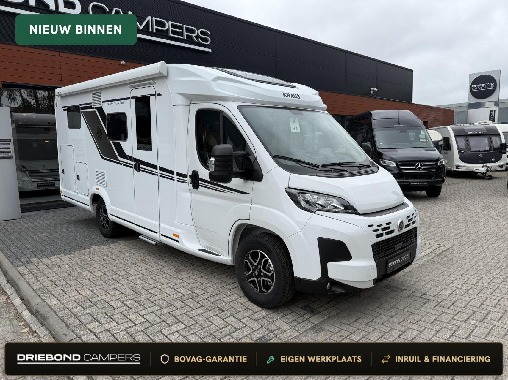 Knaus VAN TI 650 MEG 8T-Automaat Enkele Bedden Seitz Luifel, Automaat, Airbags, 6 tot 7 meter, Bedrijf