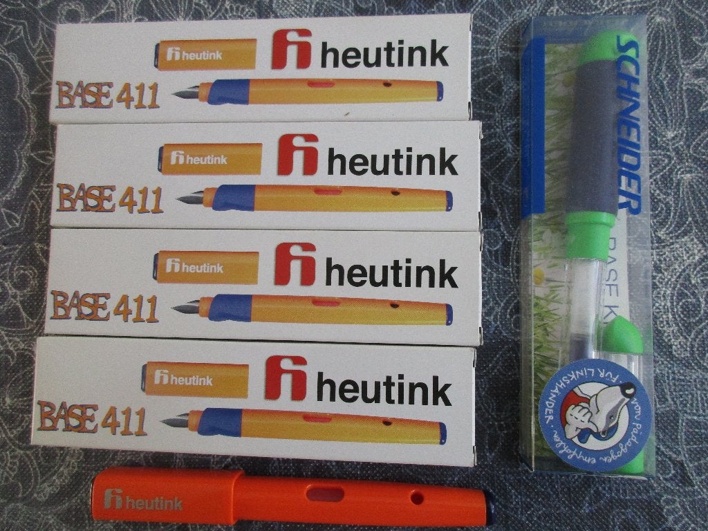 Schneider Base Kid leervulpen / Heutink Base 411 vulpen à 5=, Ophalen of Verzenden, Nieuw