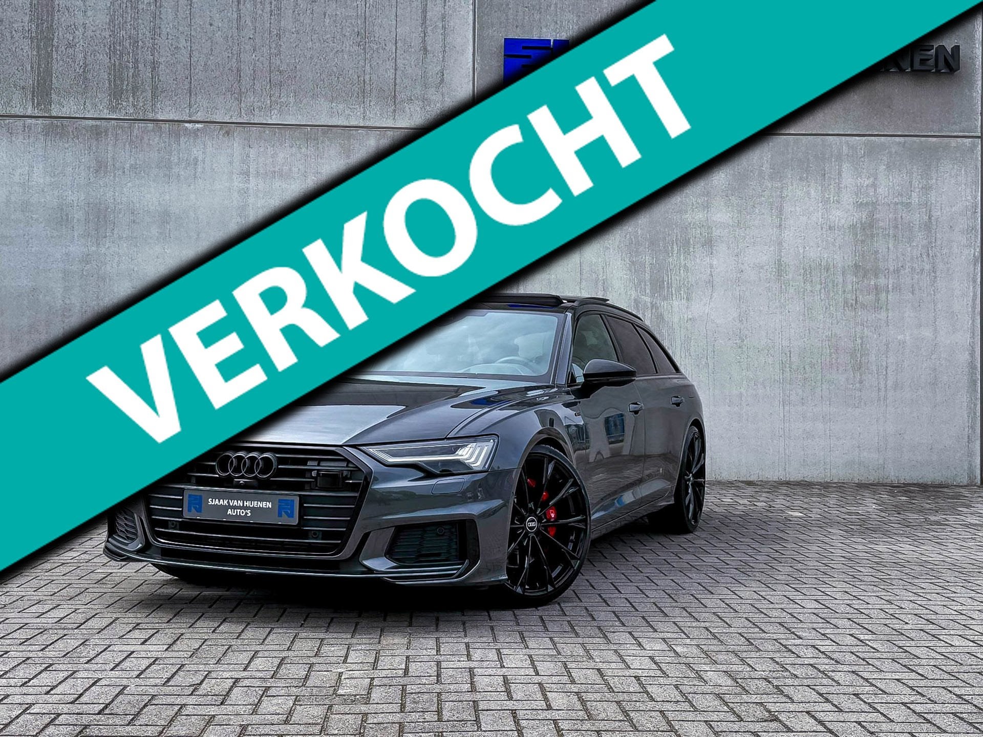 Audi A6 Avant 55TFSI e 367pk Quattro Competition S Edition S, Auto's, Audi, Automaat, Gebruikt, Zwart, 4 cilinders