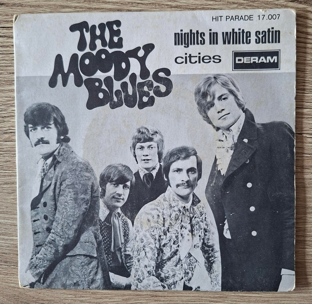 Moody Blues Franse single Nights In White Satin, Ophalen of Verzenden, Gebruikt, 7 inch, Pop