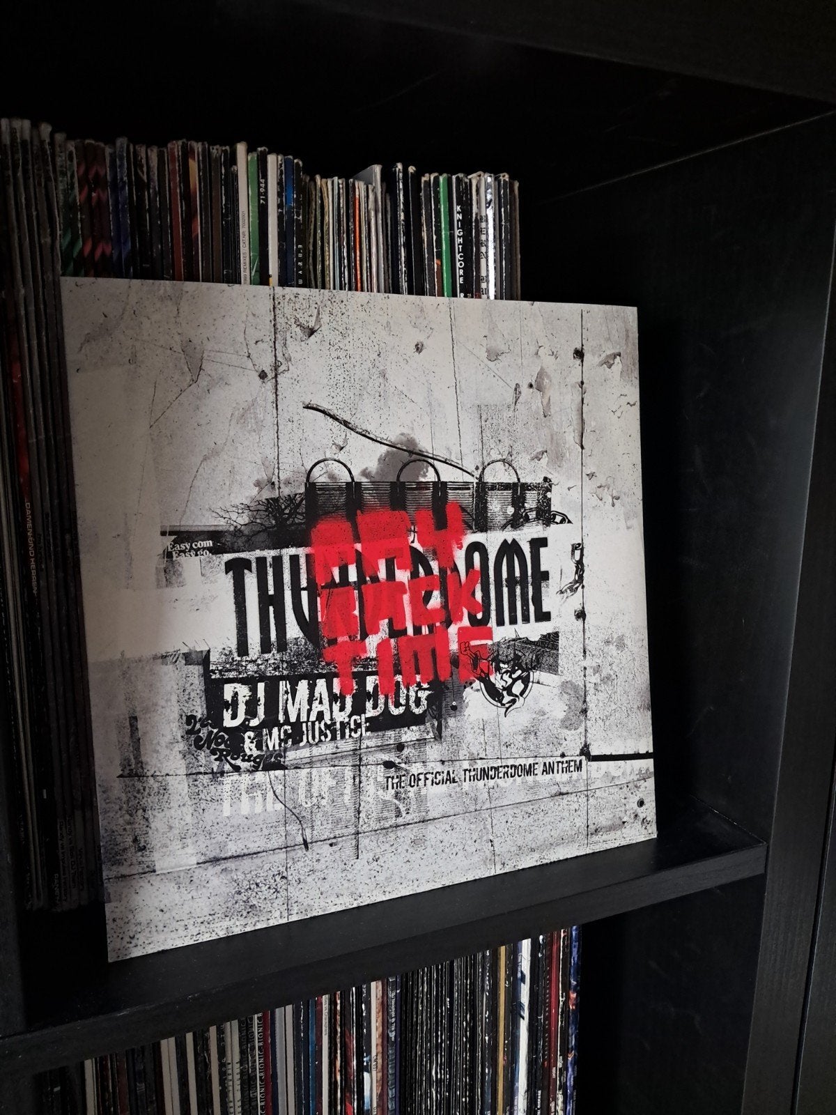 Thunderdome 2008 Anthem vinyl Hardcore Mad Dog, Ophalen of Verzenden, Zo goed als nieuw, 12 inch, Dance Populair