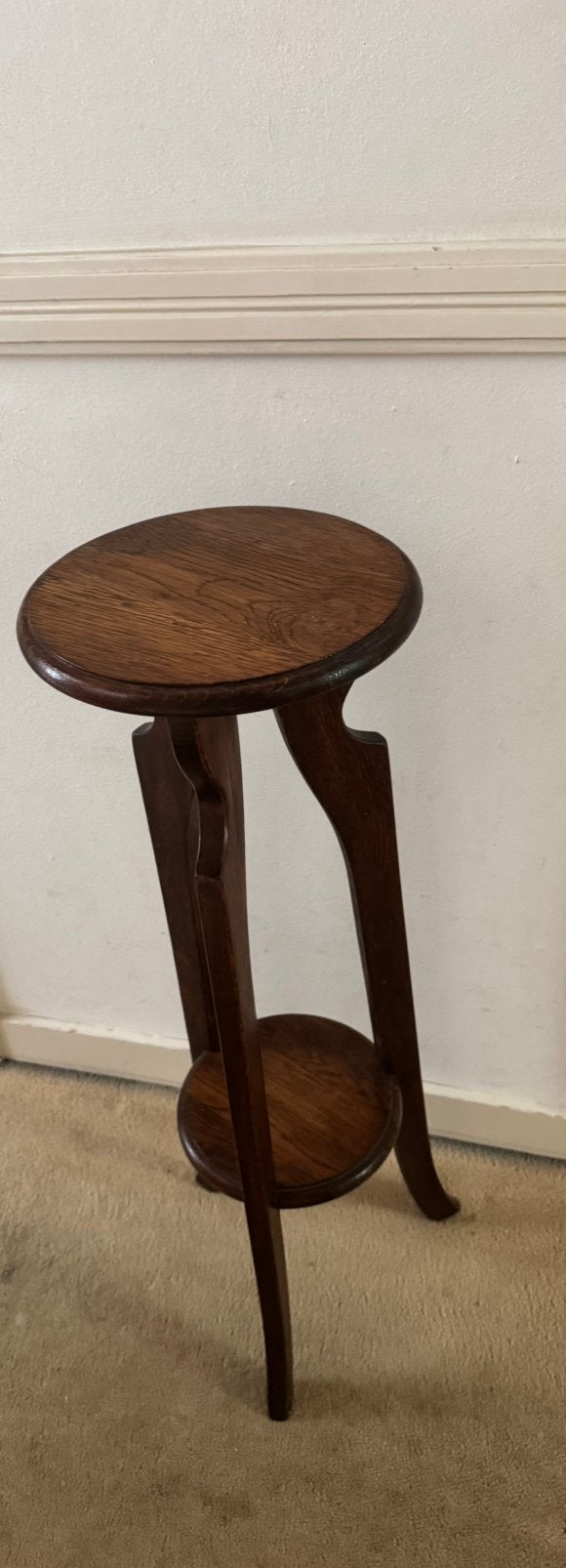 Vintage antiek plantentafeltje bijzet tafeltje, Huis en Inrichting, Woonaccessoires | Zuilen en Pilaren, Ophalen, Zo goed als nieuw