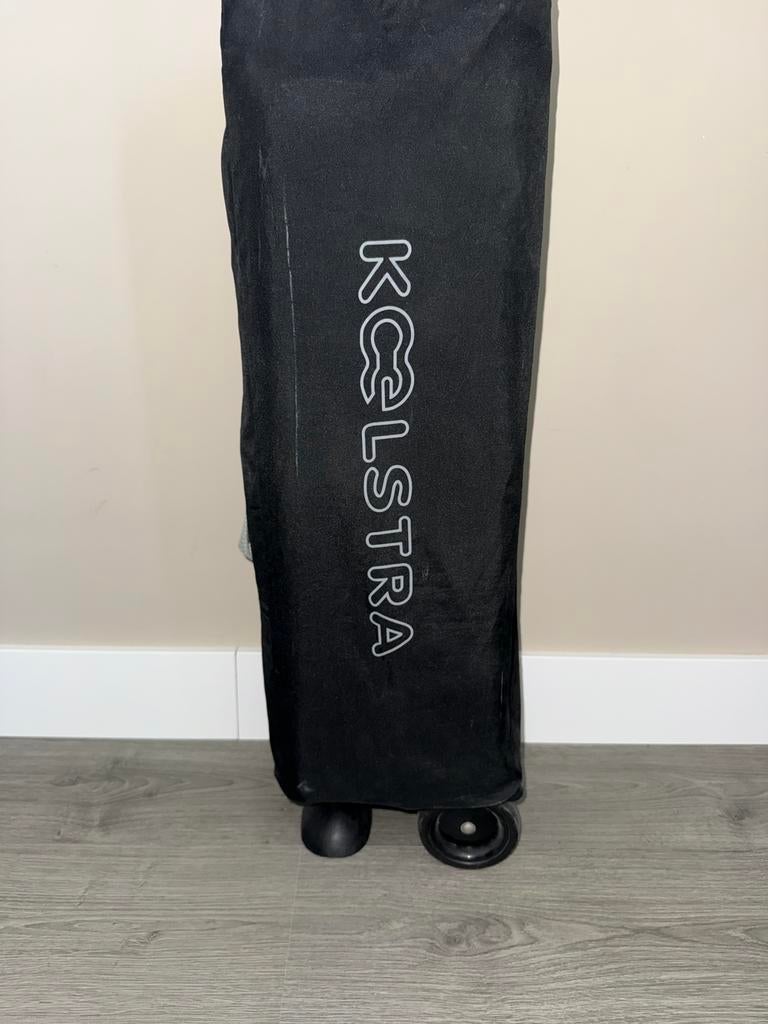 Koelstra camping bed zwart, Kinderen en Baby's, Ophalen, 70 tot 85 cm, Zo goed als nieuw, Minder dan 140 cm