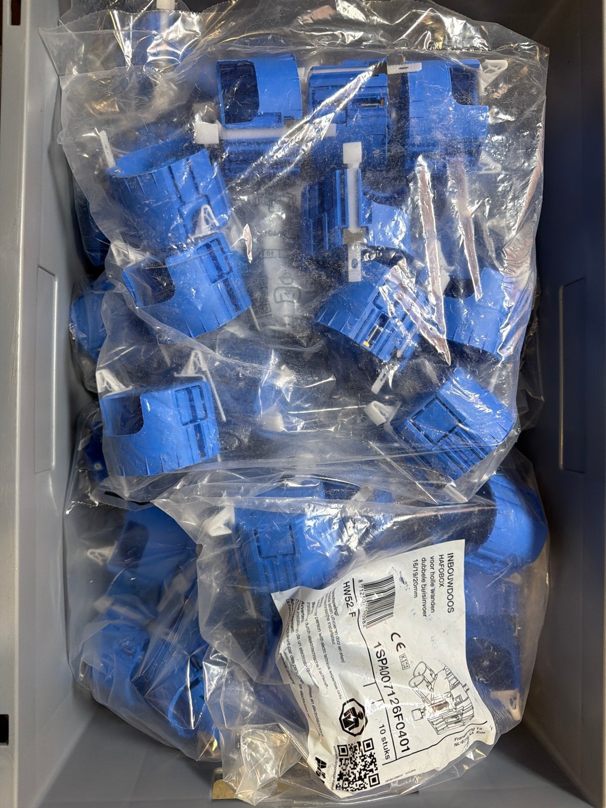 ABB Hw52-F Hafobox inbouwdoos voor holle wanden - 10 stuks, Ophalen of Verzenden, Nieuw, Overige merken, Overige typen