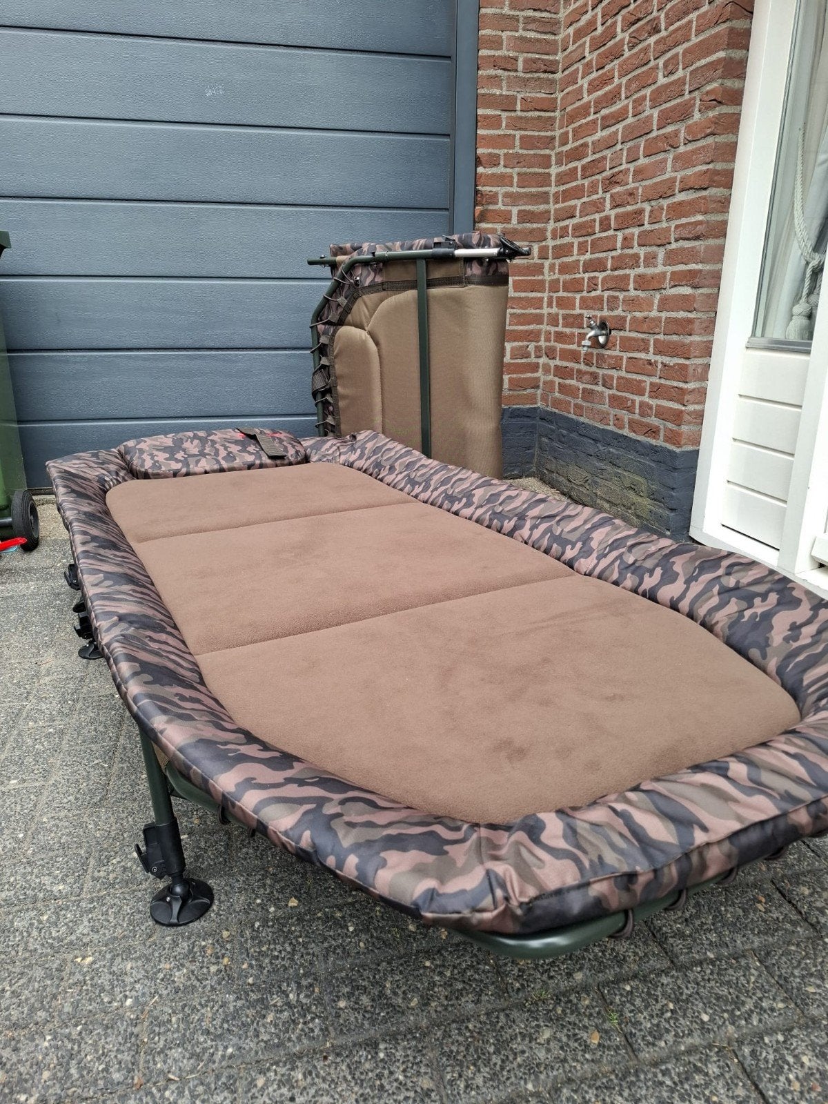 Ultimate BankBase Deluxe Bedchair Camo, Tuin en Terras, Hangmatten, Ophalen, Nieuw, Eenpersoons, Inklapbaar