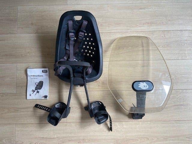Thule Yepp Mini fietszitje met windscherm, Ophalen, 0 t/m 18 kg, Voorzitje, Thule Yepp