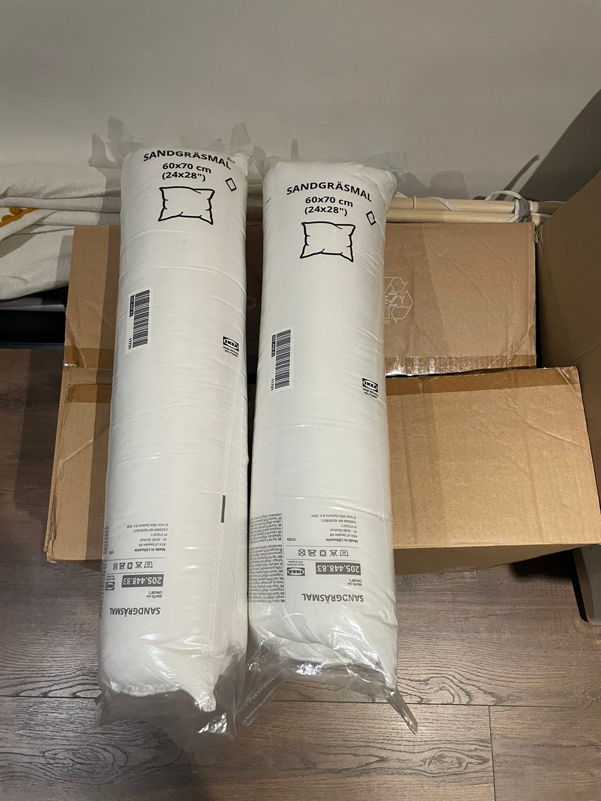 Kussens ikea, Eenpersoons, Wit, Nieuw, Ophalen of Verzenden