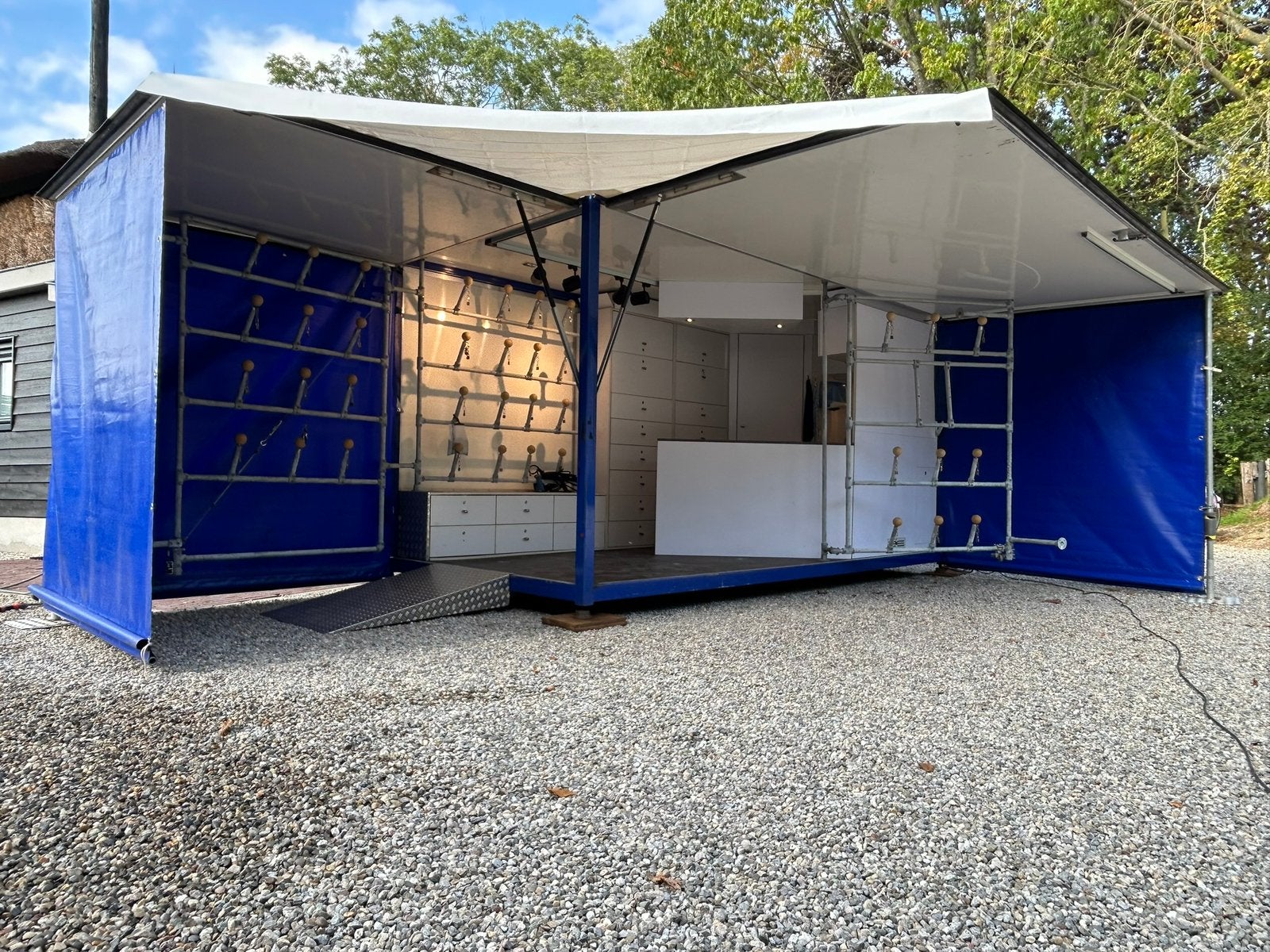🇳🇱 Unieke Trailer Beursstand / Foodtruck, Ophalen
