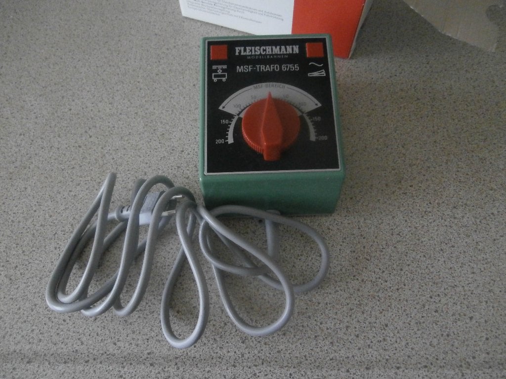 Fleischmann trafo zo goed als nieuw in OVP 6755, Transformator of Voeding, Gelijkstroom, Fleischmann, Ophalen of Verzenden