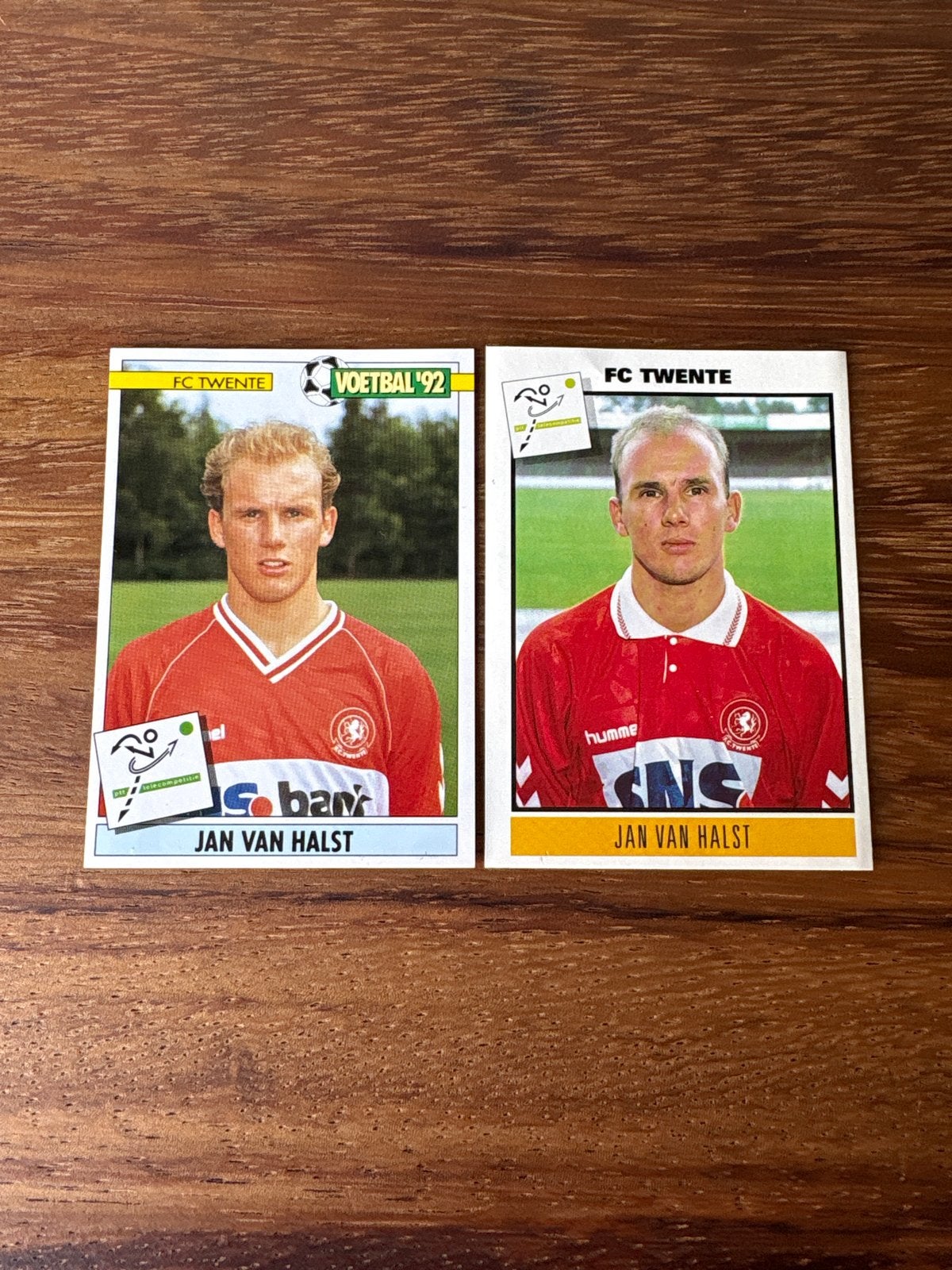 Jan van Halst Voetbal '92 & '94 Panini voetbalplaatjes, Verzamelen, Ophalen of Verzenden, Zo goed als nieuw, Speelkaart(en)