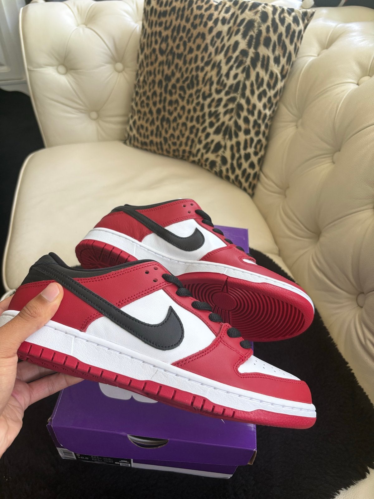 Nike SB Dunk Low Pro Varsity Red/Black-White ChicagoPack 42,, Overige kleuren, Nieuw, Ophalen of Verzenden, Sneakers of Gympen