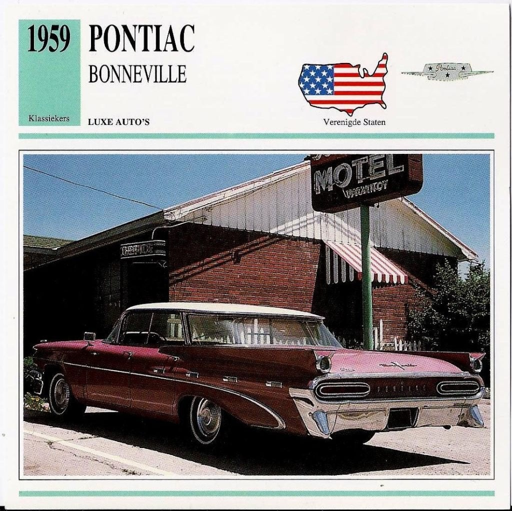 V54 autokaart pontiac bonneville, Ophalen of Verzenden, Zo goed als nieuw, Auto's