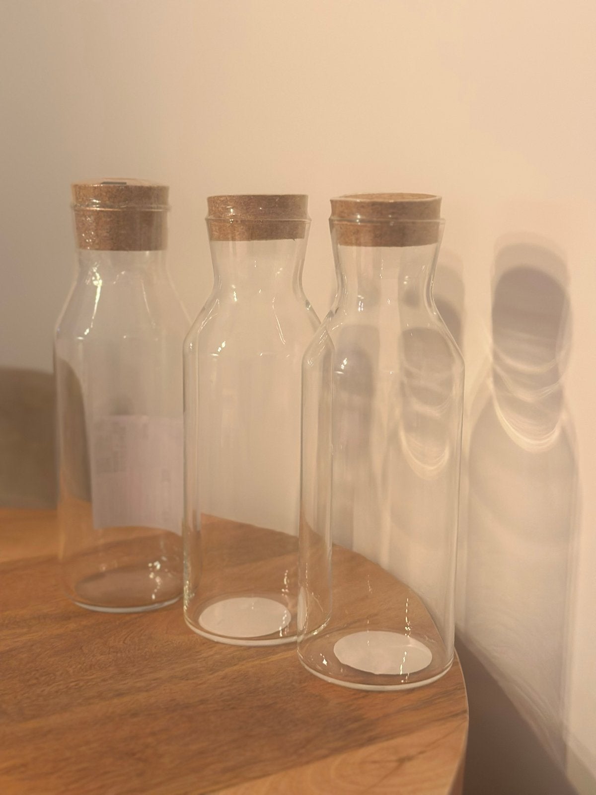IKEA Glazen Fles met Kurk - Nieuw in Verpakking, Ophalen, IKEA, Nieuw, Glas