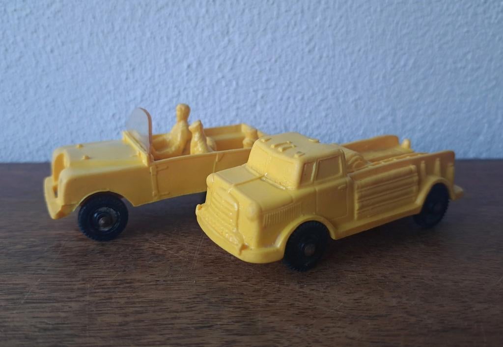 Set van 2 vintage Tomte Laerdal auto's Norway, Ophalen of Verzenden, Jongen of Meisje