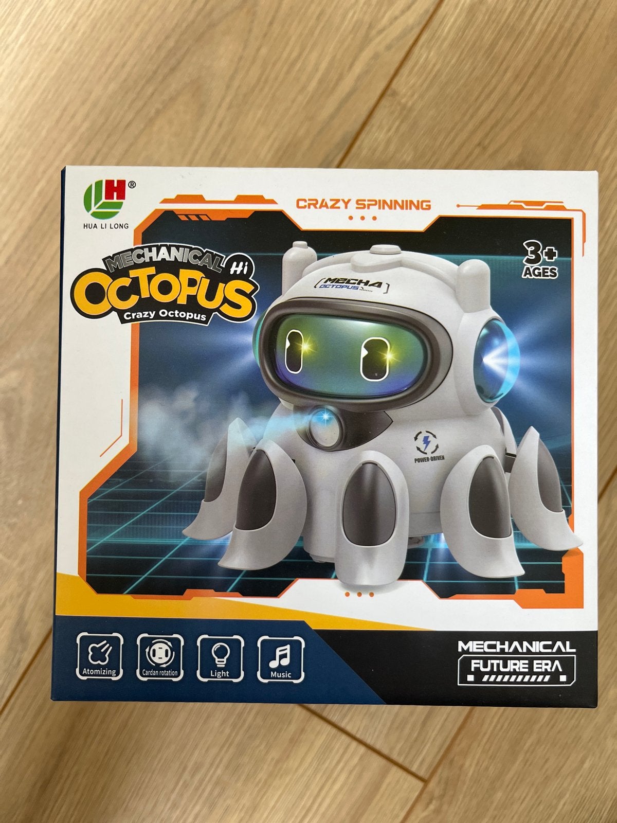 Mechanische Octopus Robot Speelgoed met Licht en Muziek, Ophalen, Nieuw, Jongen of Meisje