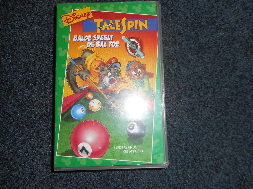 TALESPIN Balou speelt de bal toe! Disney Tekenfilm Op VIDEO!, Cd's en Dvd's, VHS | Kinderen en Jeugd, Alle leeftijden, Verzenden