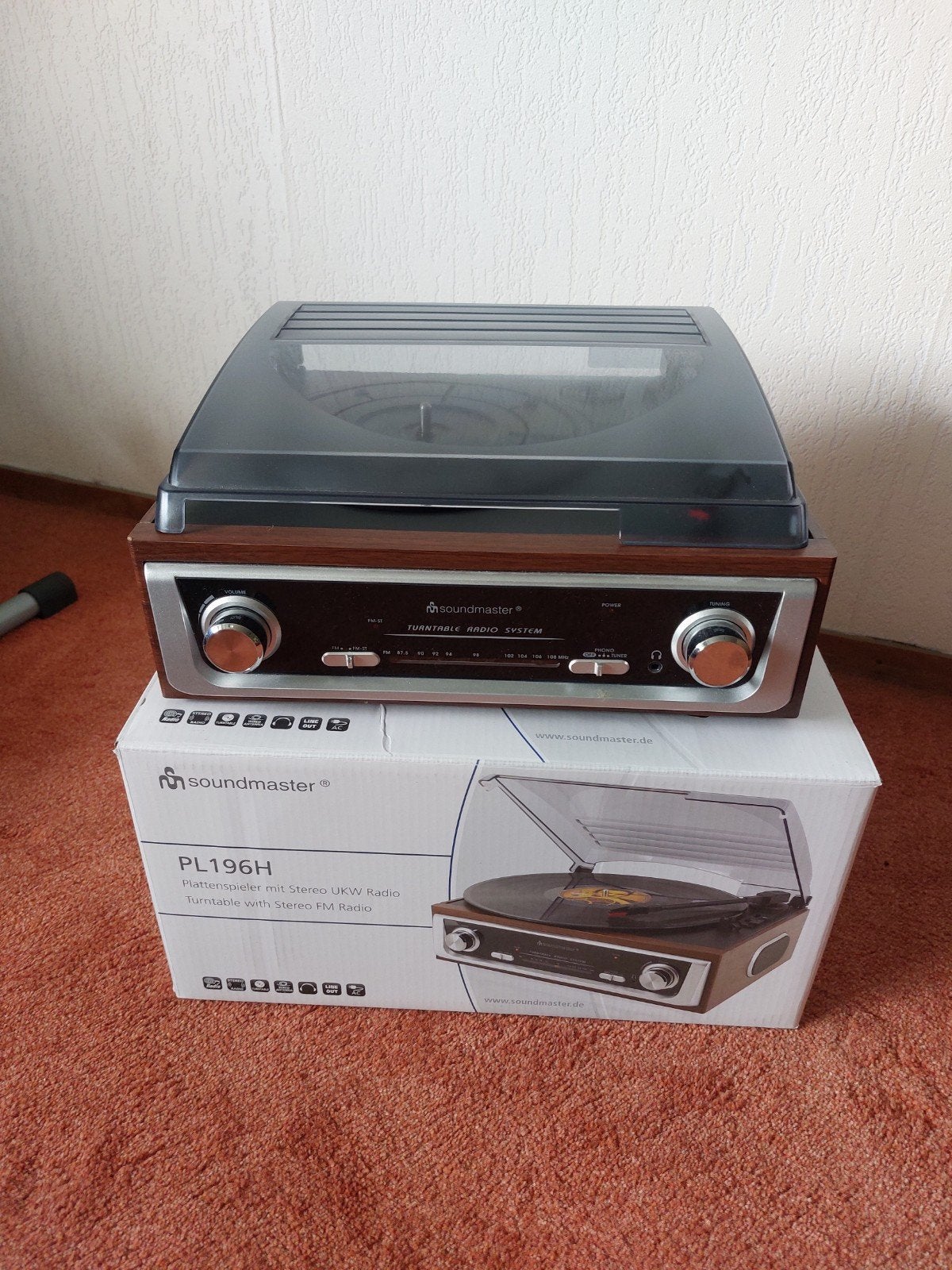Soundmaster Platenspeler met Radio - Zo goed als nieuw, Ophalen, Zo goed als nieuw, Overige merken