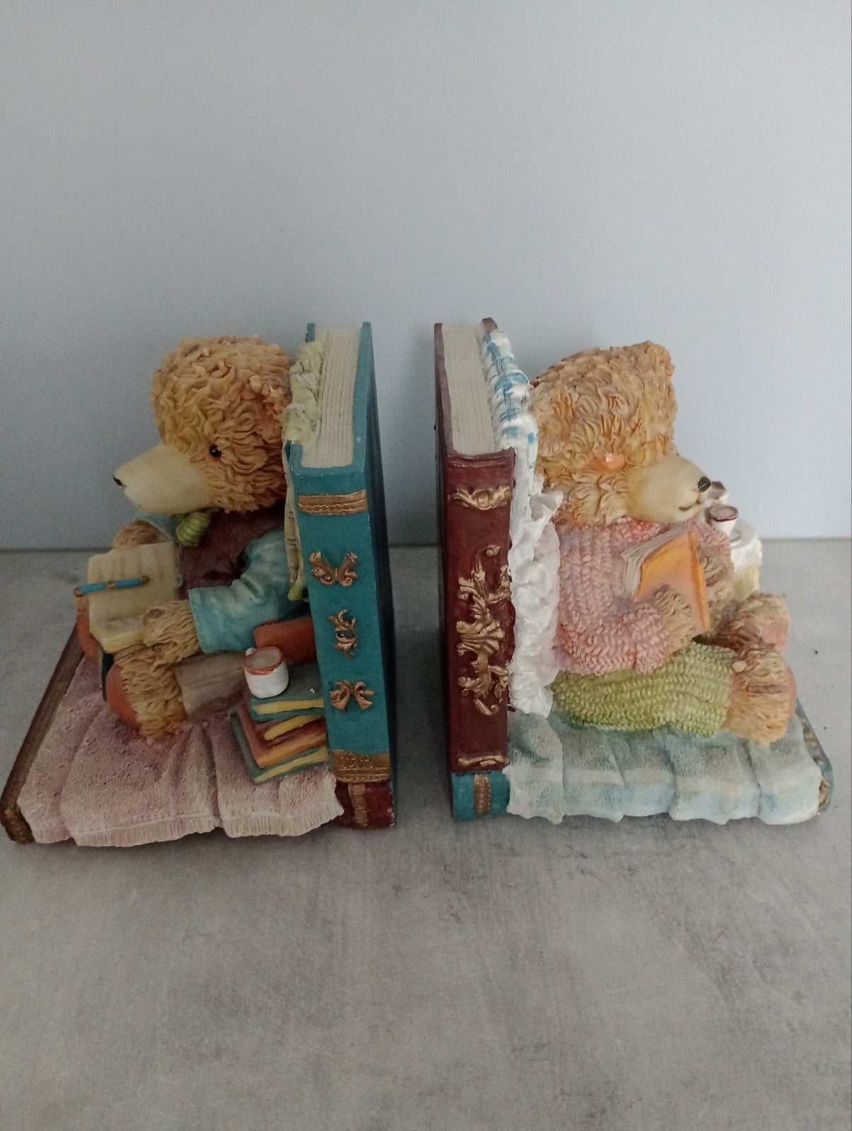 beren boeken steunen, Huis en Inrichting, Ophalen, Zo goed als nieuw