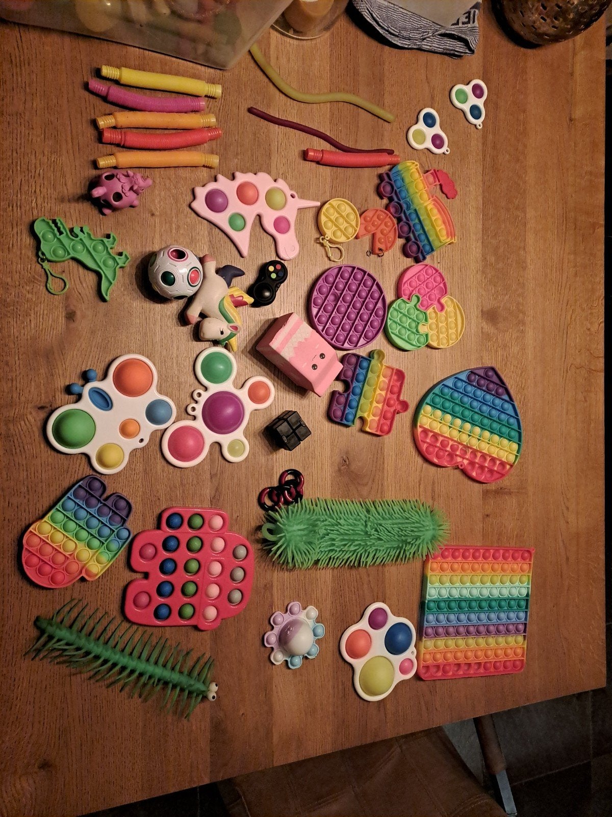 Grote collectie fidget toys en stressballen, Ophalen of Verzenden, Jongen of Meisje