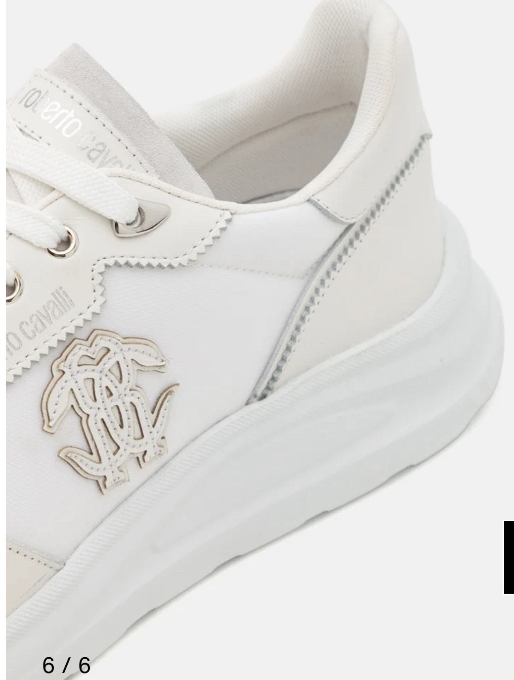 Roberto Cavalli sneakers maat 42, Wit, Ophalen of Verzenden, Sneakers of Gympen, Zo goed als nieuw