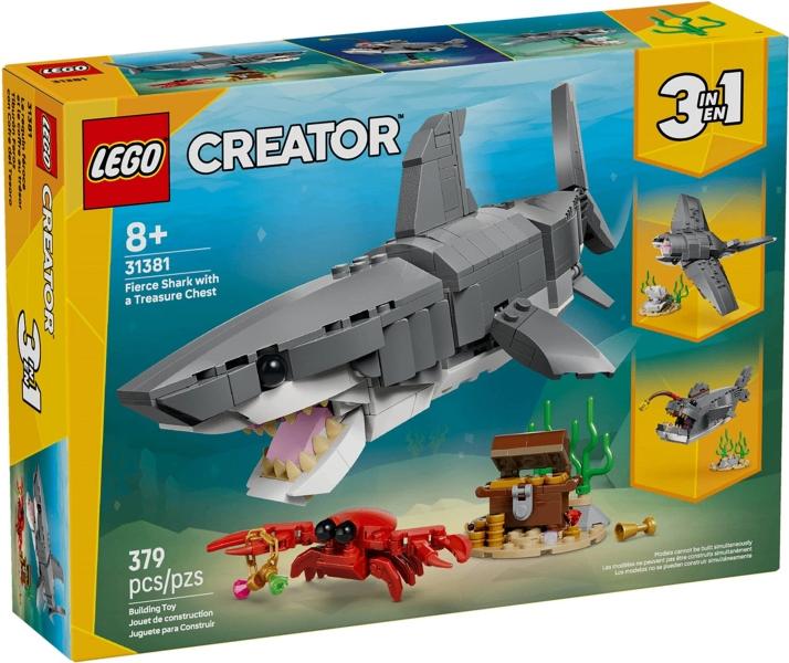 Lego Creator 31381 - Woeste haai met schatkist NIEUW IN DOOS, Lego, Nieuw, Ophalen of Verzenden, Ongeopend/sealed