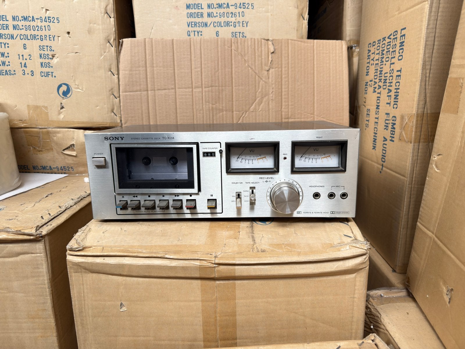 Sony TC-2KA cassettedeck, Audio, Tv en Foto, Cassettedecks, Enkel, Ophalen of Verzenden, Sony, NA
