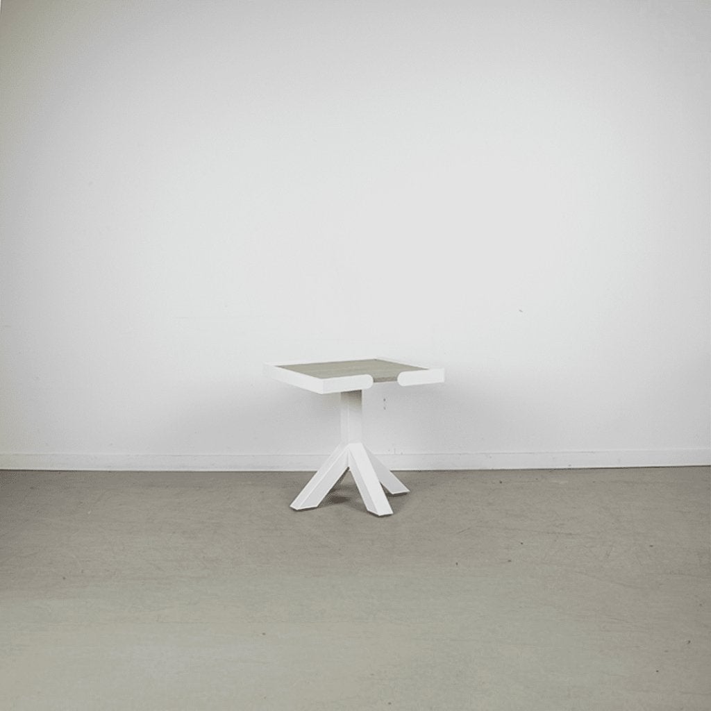 Gispen Dukdalf Tafel Grijs Kunststof - Wit, Niet ingevuld, Zo goed als nieuw, Niet ingevuld, Niet ingevuld