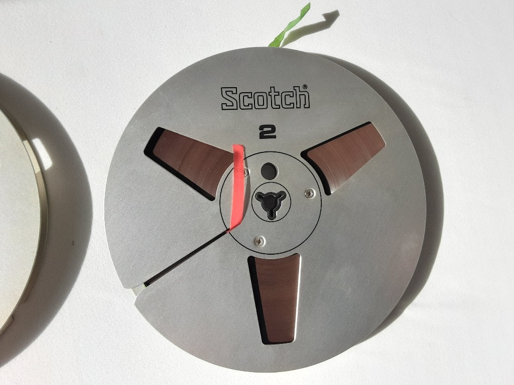 Scotch aluminium spoelen 18cm 2 stuks, Audio, Tv en Foto, Ophalen of Verzenden, Onderdeel