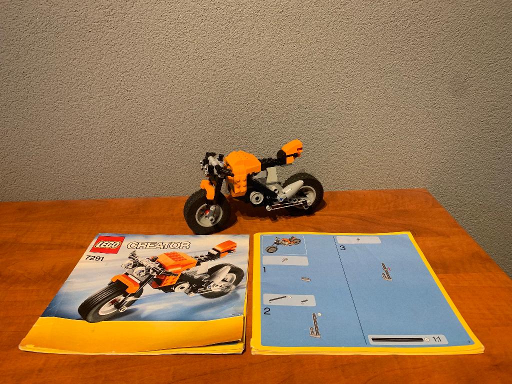 Lego 7291- Creator 3in1- Street Rebel, Lego, Compleet, Ophalen of Verzenden, Zo goed als nieuw
