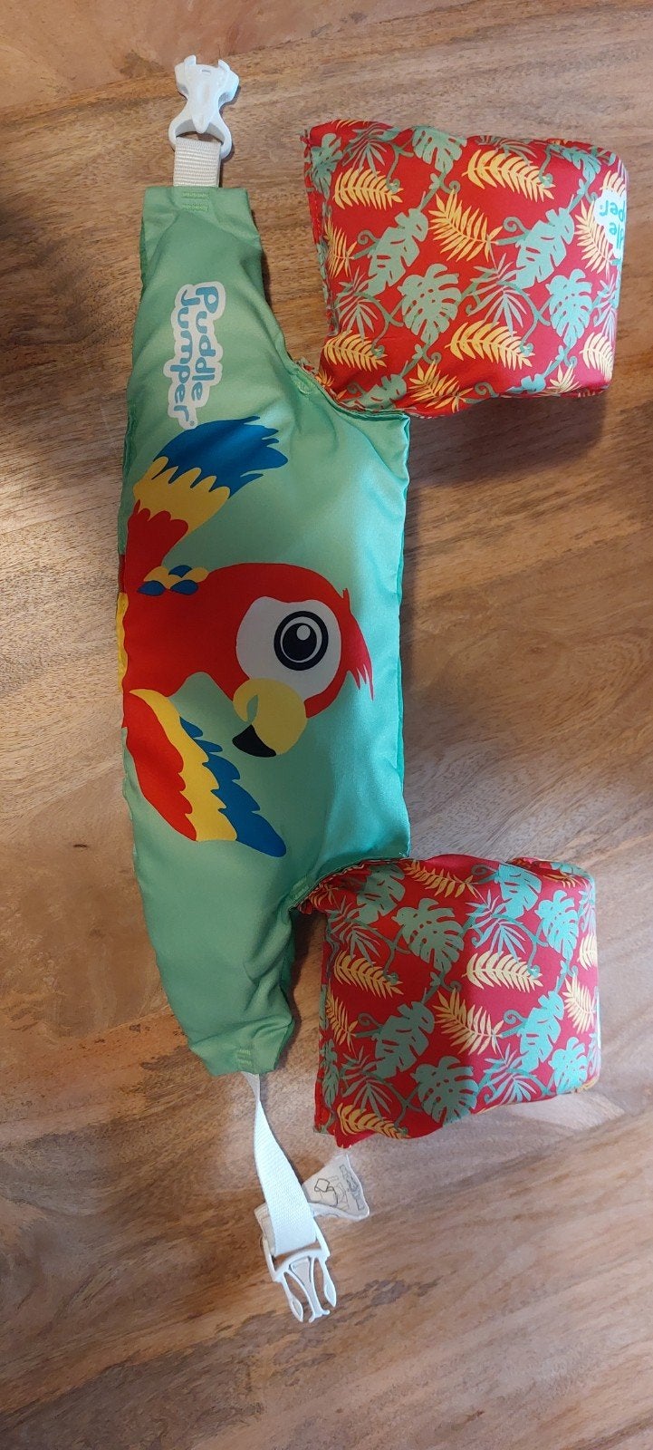Puddle Jumper zwemvest met papegaai design, Ophalen of Verzenden, Zo goed als nieuw, Zwemvest, Puddle Jumper