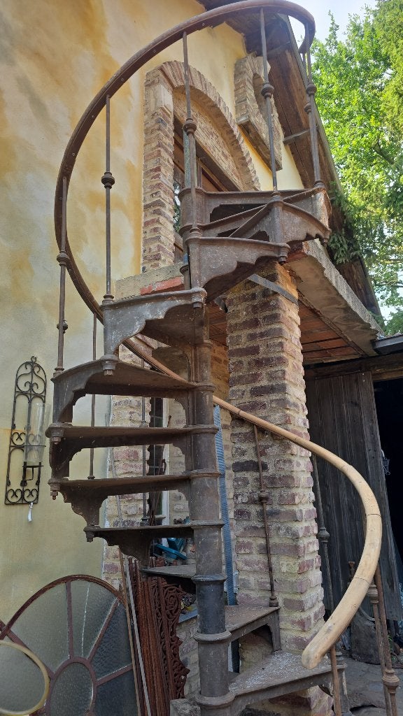 Gietijzeren wenteltrap, Doe-het-zelf en Verbouw, Ophalen, Gebruikt, Trap, 2 tot 4 meter