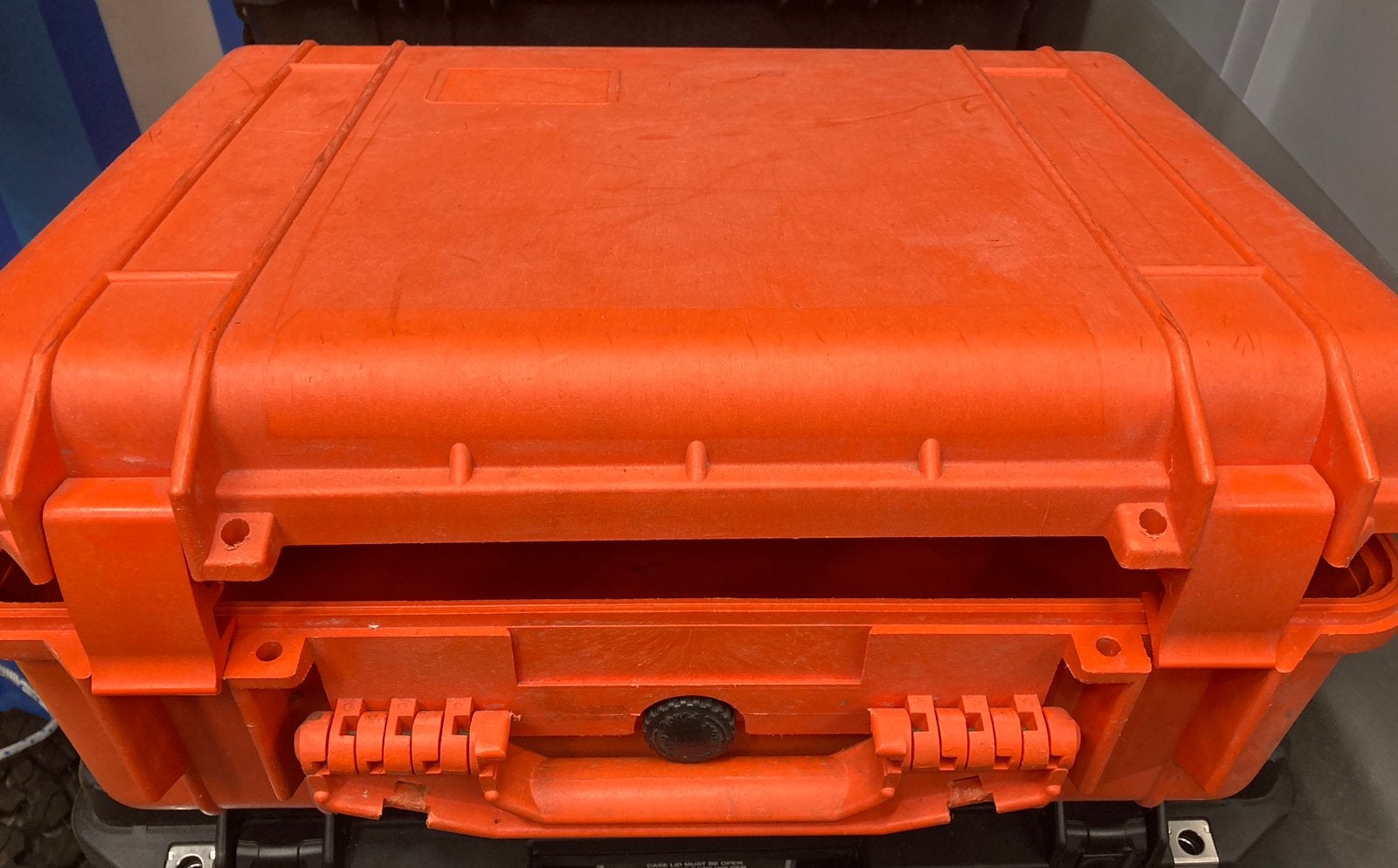 Oranje Pelicase 1520 gebruikt, maar functioneel., Ophalen of Verzenden, Gebruikt, Overige instrumenten