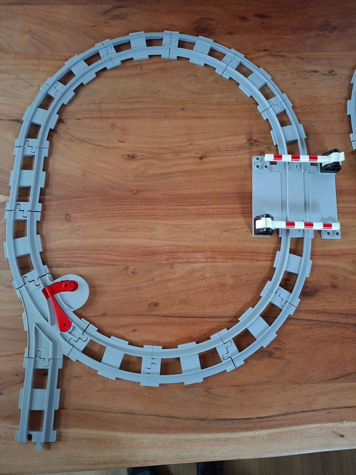 17 onderdelen lego duplo treinbaan spoor wissel slagbomen, Kinderen en Baby's, Gebruikt, Overige thema's, Overige typen, Ophalen of Verzenden