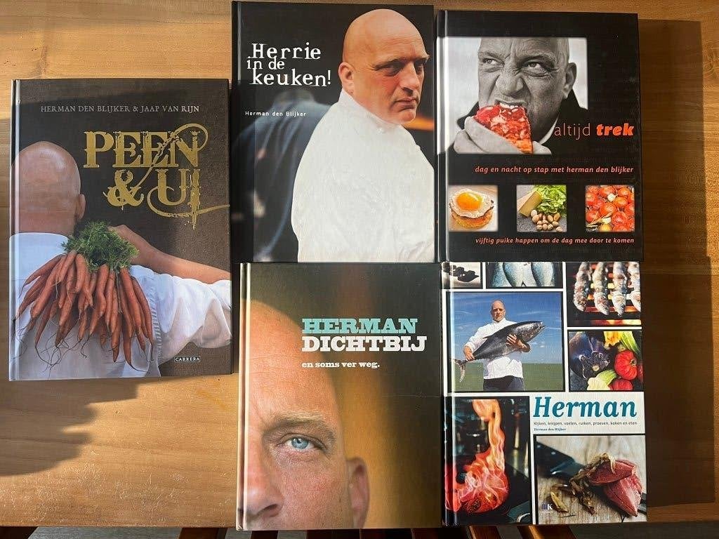 5x kookboeken Herman den Blijker, Ophalen of Verzenden, Zo goed als nieuw, Overige gebieden