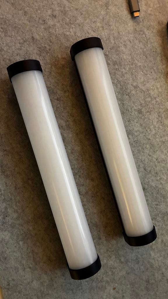 2x Nanlite PavoTube II 6C RGBWW LED Tube Lights, Ophalen of Verzenden, Zo goed als nieuw, Lamp of Flitsset